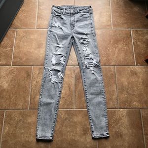 American Eagle Super high rise jeggings